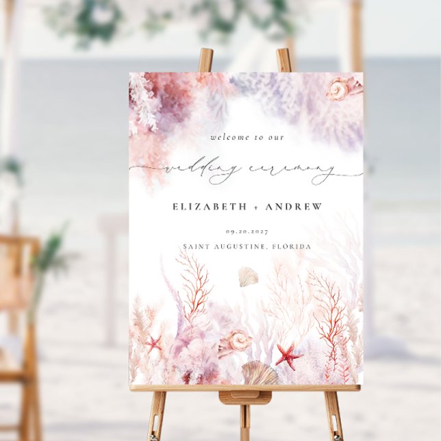  Underwater Seaweed | Seashell Watercolor Welcome Foam Board (Creator Uploaded)