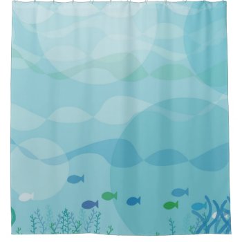 Underwater Shadows Shower Curtain by TheHomeStore at Zazzle