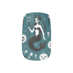 Underwater Siren Minx Nail Art