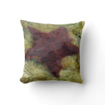 Underwater Starfish in the Bahamas Throw Pillow