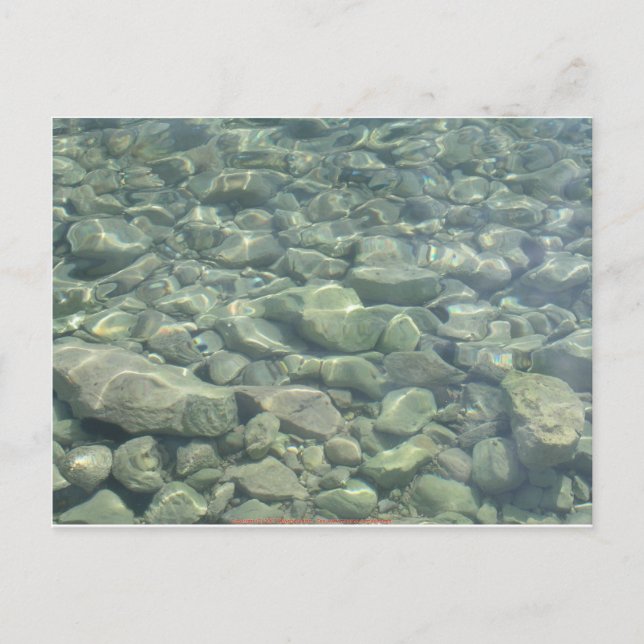 Underwater Stones Postcard (Front)
