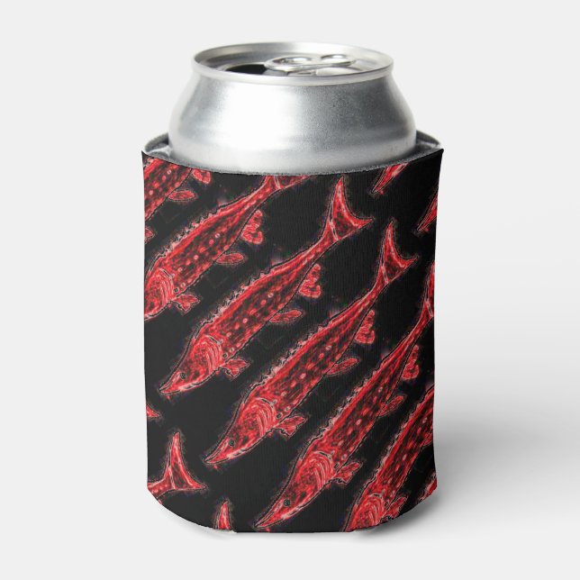 underwater sturgeons swimming can cooler (Can Front)