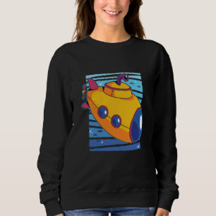 Underwater submarine sea sweatshirt