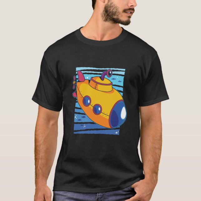 Underwater submarine sea T-Shirt (Front)