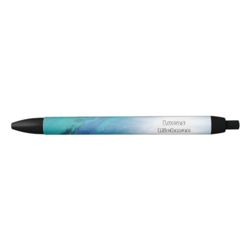 Underwater Sunlight Black Ink Pen