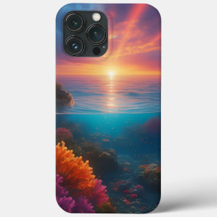 Underwater Sunset Tropical 1 iPhone 13 Pro Max Case