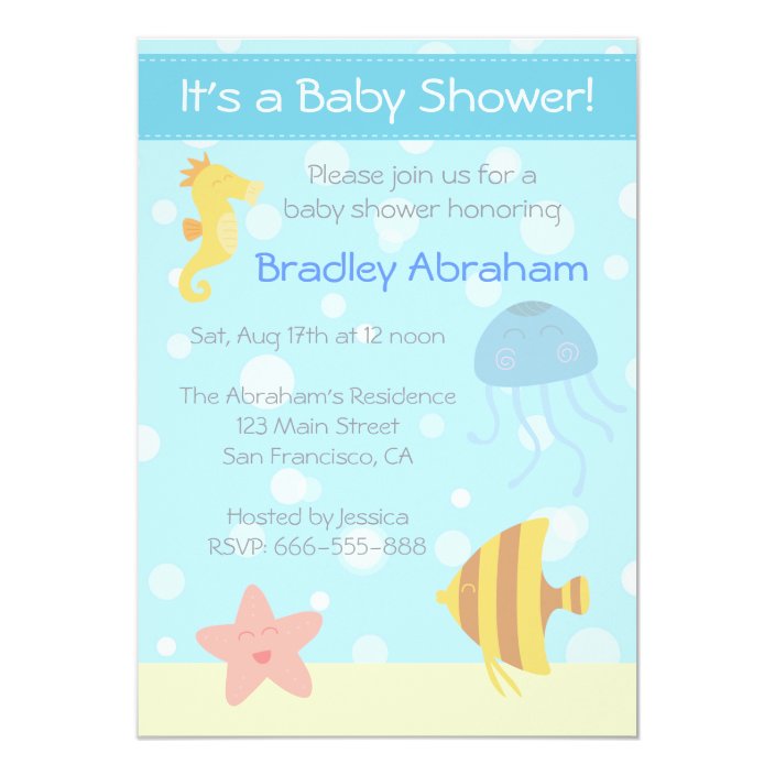 underwater baby shower theme