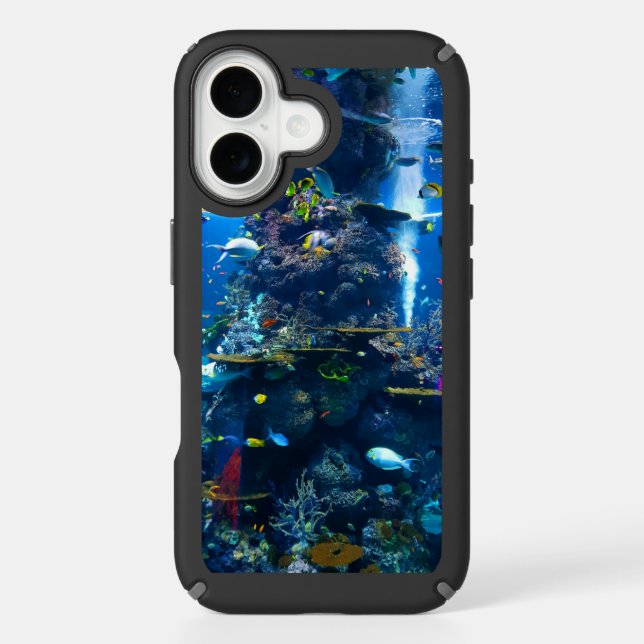 Underwater- Themed Apple iPhone 16 cover (Front)
