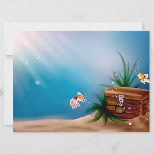 UNDERWATER TREASURE! (goldfish) ~ (Front)