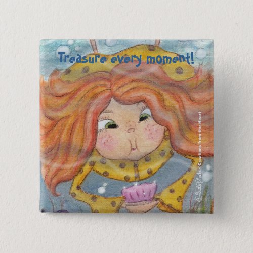 Underwater Treasures Pinback Button