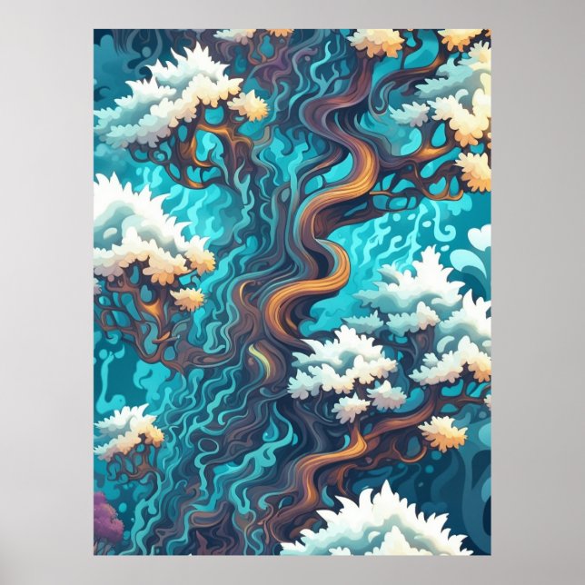 Underwater Trees Poster (Front)