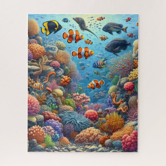 Underwater Tropical Fish Jigsaw Puzzle (Vertical)