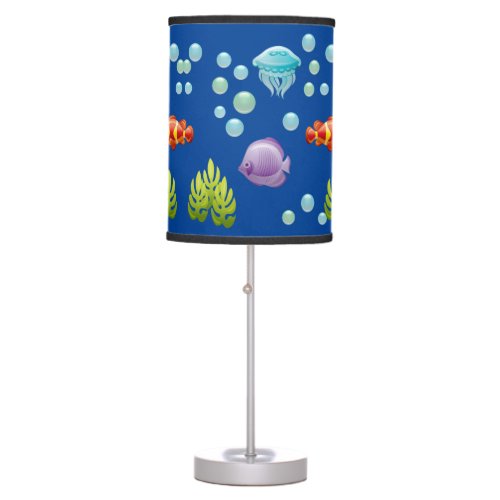 Underwater Tropical Fish Table Lamp