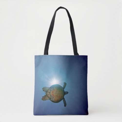 Underwater Turtle Andaman Sea Thailand Tote Bag