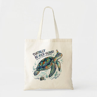 Underwater Turtle Party Tote Bag