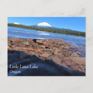 Underwater View of Little Lava Lake, Oregon Postca Postcard