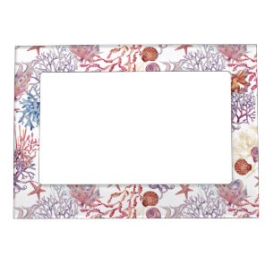 Underwater Watercolor Composition Series Design 3 Magnetic Frame