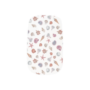 Underwater Watercolor Composition Series Design 4 Minx Nail Art