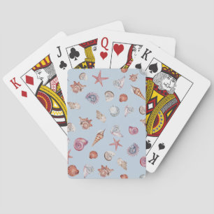 Underwater Watercolor Composition Series Design 4 Poker Cards