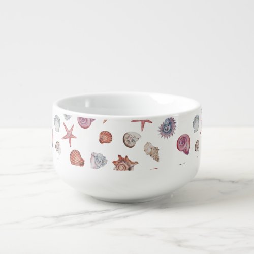 Underwater Watercolor Composition Series Design 4  Soup Mug