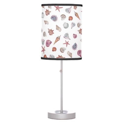 Underwater Watercolor Composition Series Design 4 Table Lamp