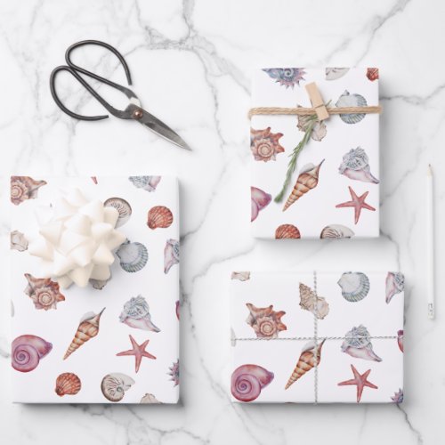 Underwater Watercolor Composition Series Design 4  Wrapping Paper Sheets