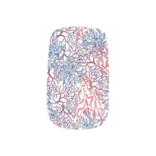 Underwater Watercolor Composition Series Design 5 Minx Nail Art
