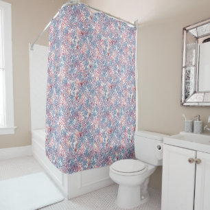 Underwater Watercolor Composition Series Design 5  Shower Curtain