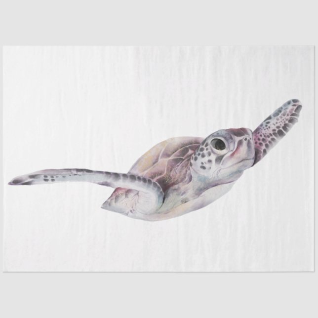 Underwater Watercolor Series Design 13 Tissue Paper (Front)