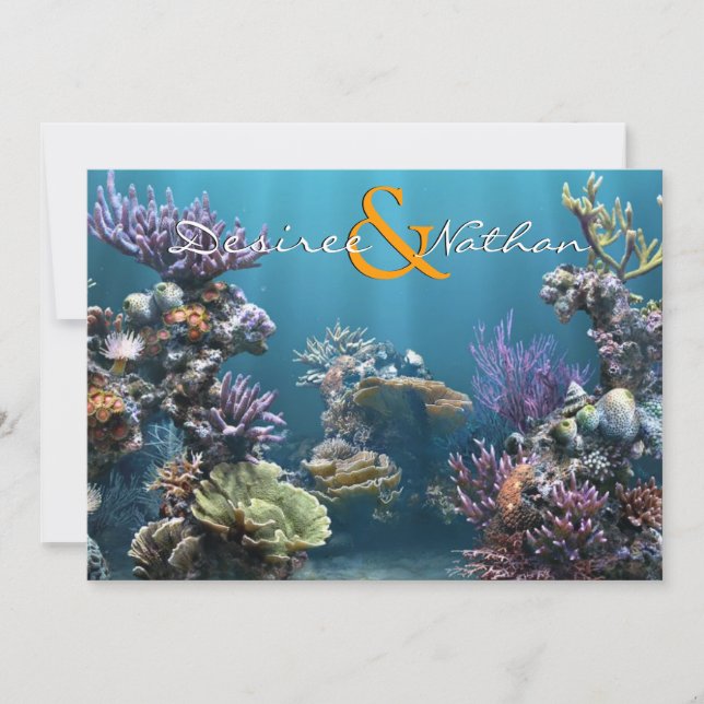 Underwater Wedding Invitation (Front)