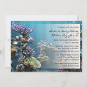 Underwater Wedding Invitation (Back)