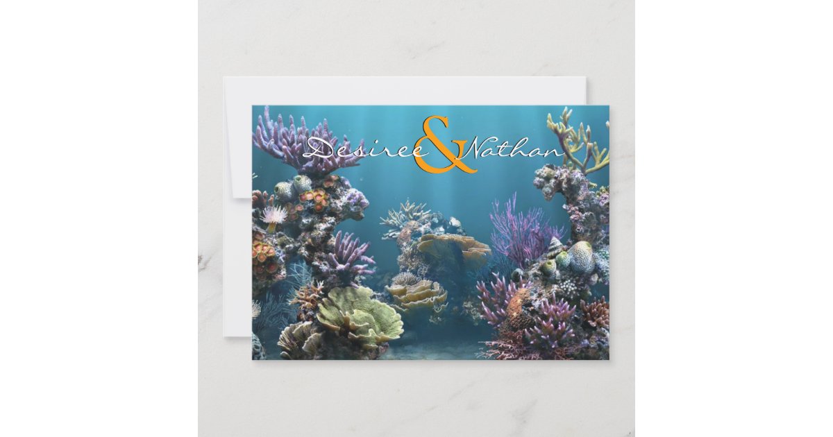 Underwater Wedding Invitation | Zazzle