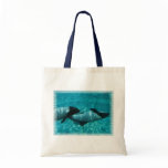 Underwater Whales Tote Bag