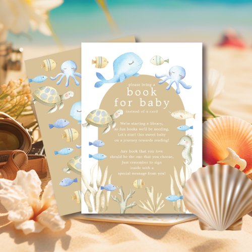 Underwater Whimsy Book for Baby Enclosure Card