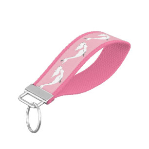 Underwater White Mermaid Swimming Thunder_Cove Wrist Keychain