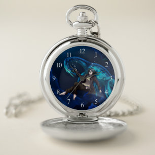 Underwater with a Plesiosaurus Pocket Watch