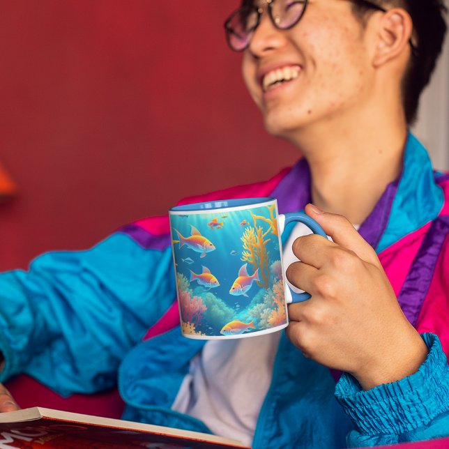 Underwater With Tropical Fish Mug (Creator Uploaded)