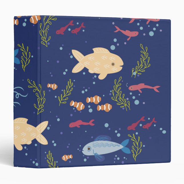 Underwater world 3 ring binder (Front/Spine)