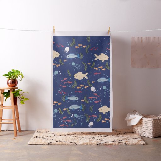 Underwater world fabric