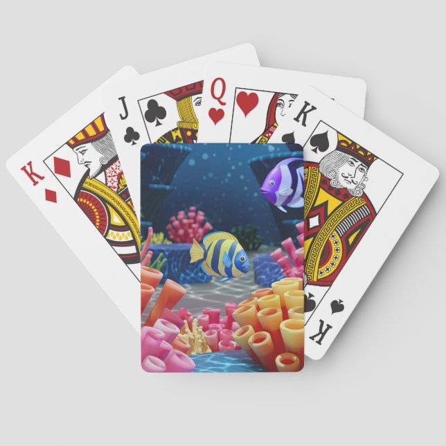 underwater world poker cards (Back)