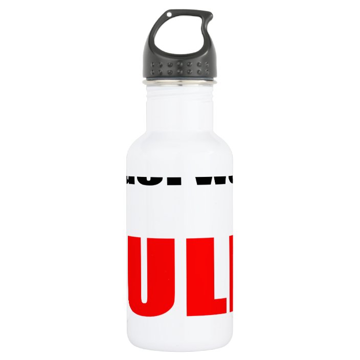 Underwear Rule Fun Make Boy Girl Nudist Freedom Water Bottle Zazzle Com