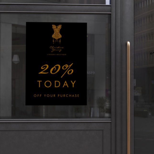 Underwear Store Lingerie Boutique Sale Proposition Poster (Creator Uploaded)