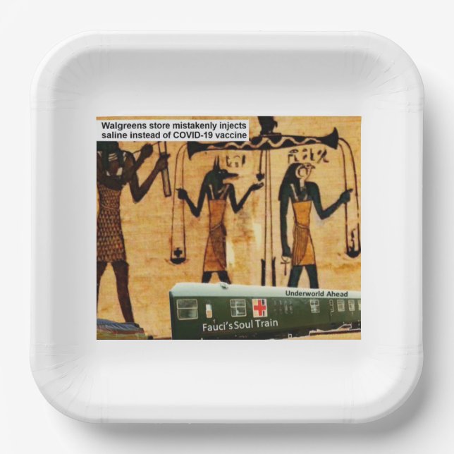 Underworld ahead paper plates (Front)