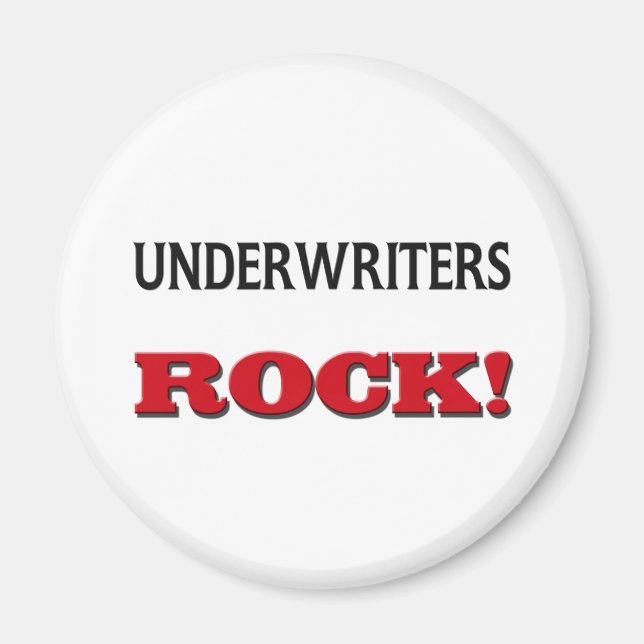 Underwriters Rock Magnet (Front)