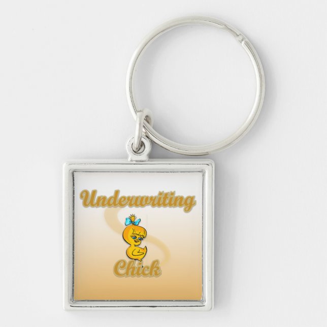 Underwriting Chick Keychain (Front)