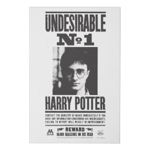 Undesirable No 1 Faux Canvas Print
