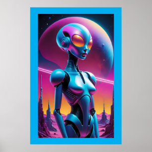 Undetermined Retro Futurism - Ken Gage Art Poster