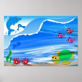 Undewater Creatures Poster