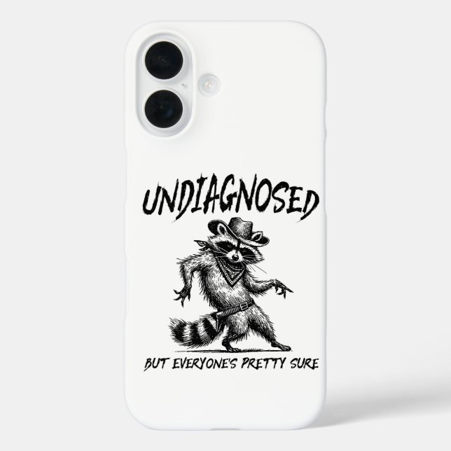 Undiagnosed But Everyone's Pretty Sure Funny Case-Mate iPhone Case (Back)