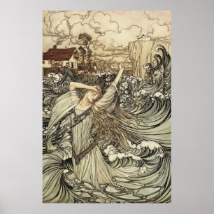 Undine by Arthur Rackham Poster